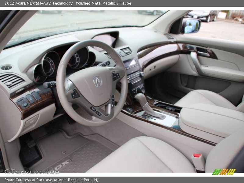 Polished Metal Metallic / Taupe 2012 Acura MDX SH-AWD Technology