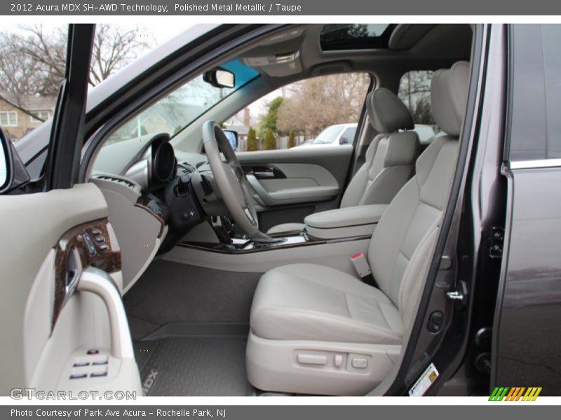Polished Metal Metallic / Taupe 2012 Acura MDX SH-AWD Technology