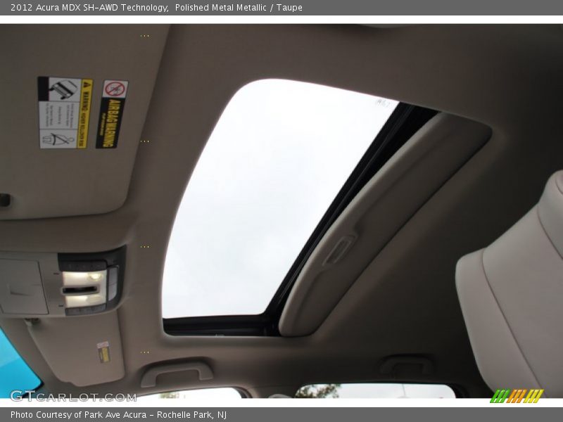 Polished Metal Metallic / Taupe 2012 Acura MDX SH-AWD Technology