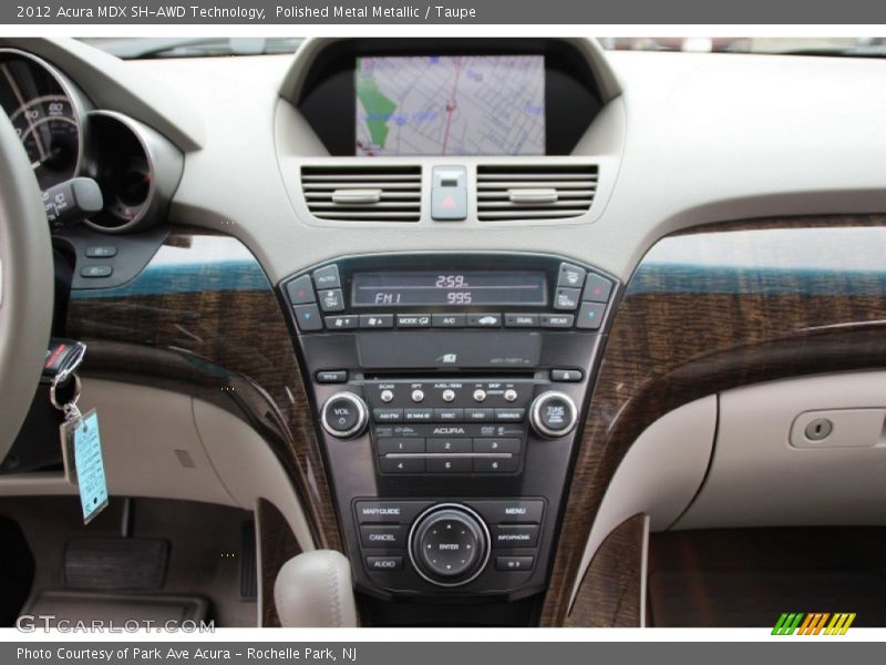 Polished Metal Metallic / Taupe 2012 Acura MDX SH-AWD Technology