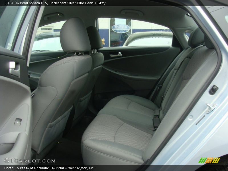 Iridescent Silver Blue Pearl / Gray 2014 Hyundai Sonata GLS