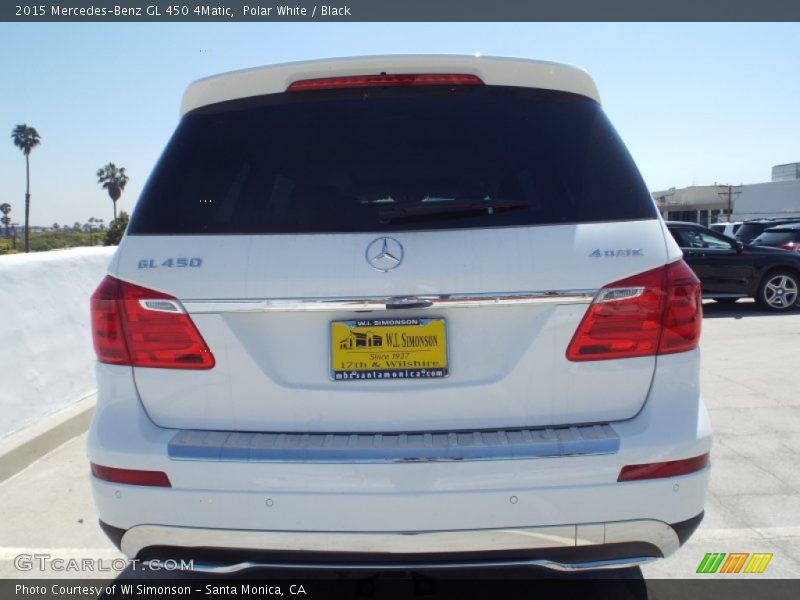 Polar White / Black 2015 Mercedes-Benz GL 450 4Matic