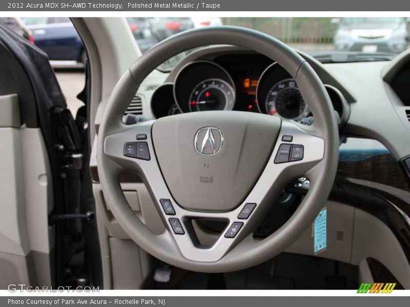Polished Metal Metallic / Taupe 2012 Acura MDX SH-AWD Technology
