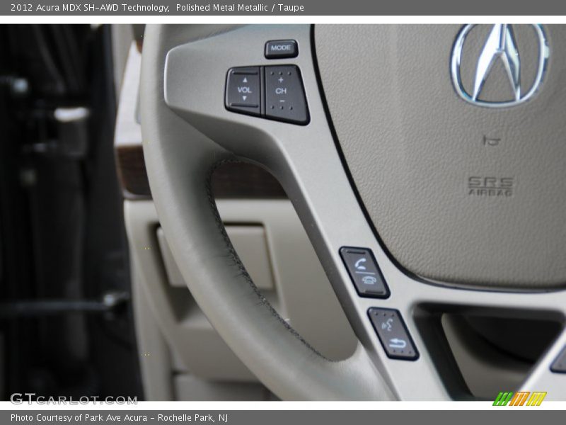 Polished Metal Metallic / Taupe 2012 Acura MDX SH-AWD Technology