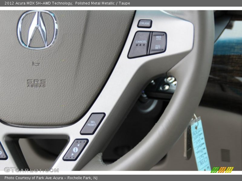Polished Metal Metallic / Taupe 2012 Acura MDX SH-AWD Technology
