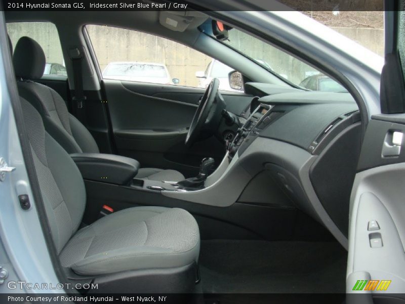 Iridescent Silver Blue Pearl / Gray 2014 Hyundai Sonata GLS