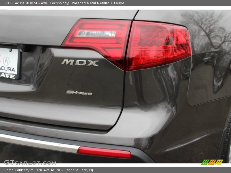 Polished Metal Metallic / Taupe 2012 Acura MDX SH-AWD Technology