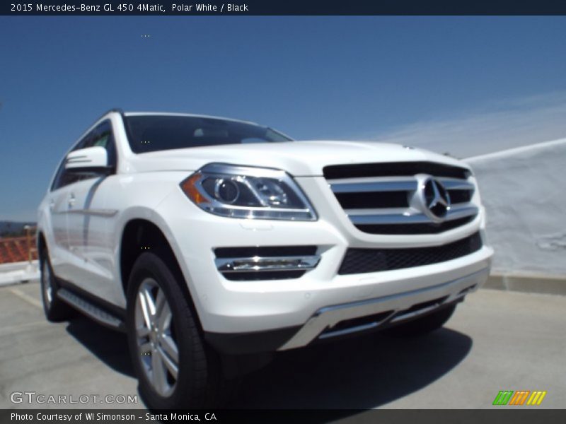 Polar White / Black 2015 Mercedes-Benz GL 450 4Matic