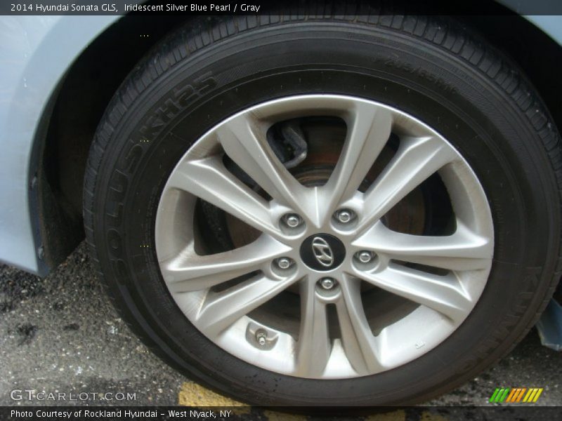 Iridescent Silver Blue Pearl / Gray 2014 Hyundai Sonata GLS