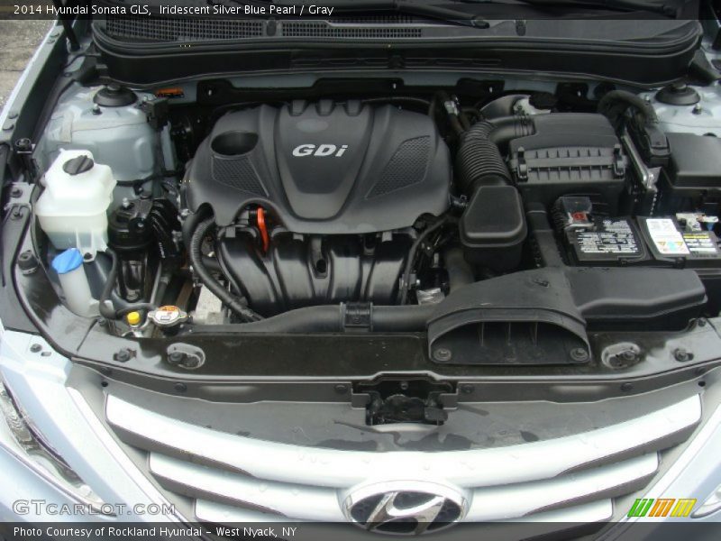 Iridescent Silver Blue Pearl / Gray 2014 Hyundai Sonata GLS