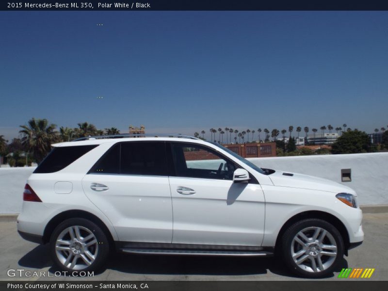 Polar White / Black 2015 Mercedes-Benz ML 350