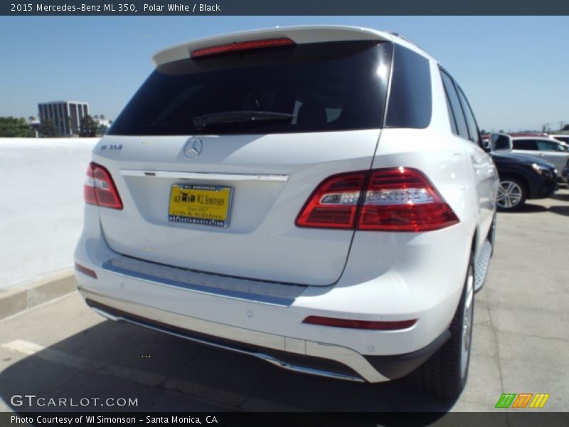 Polar White / Black 2015 Mercedes-Benz ML 350