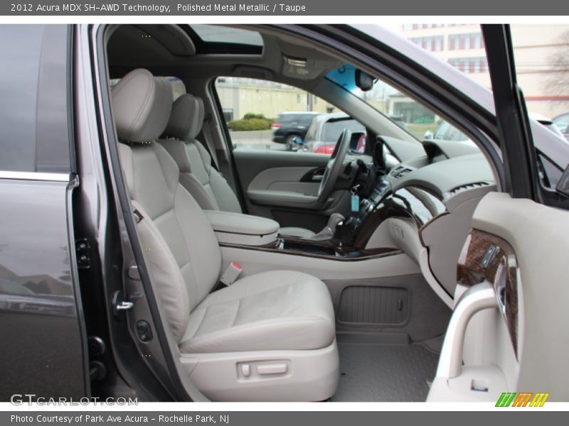 Polished Metal Metallic / Taupe 2012 Acura MDX SH-AWD Technology