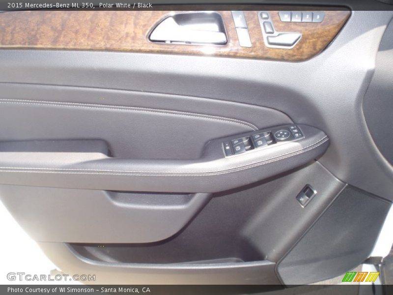 Polar White / Black 2015 Mercedes-Benz ML 350