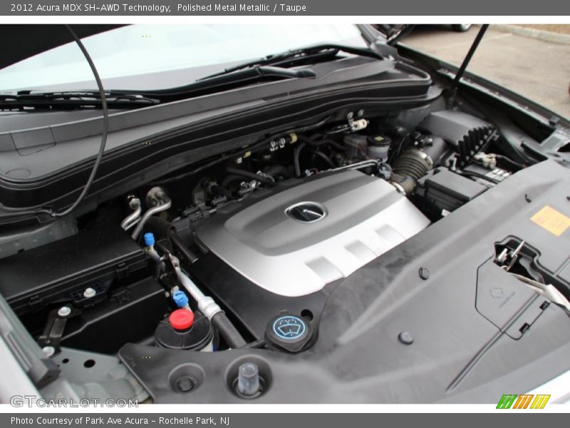 Polished Metal Metallic / Taupe 2012 Acura MDX SH-AWD Technology