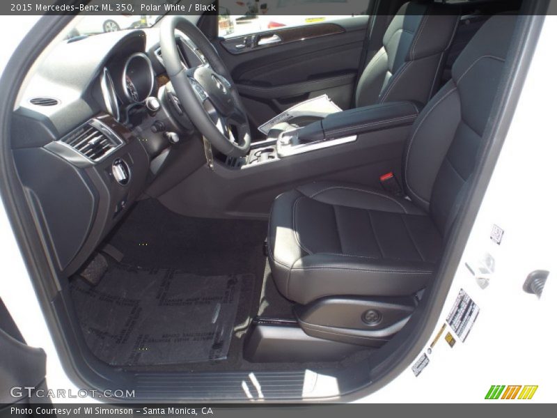 Polar White / Black 2015 Mercedes-Benz ML 350