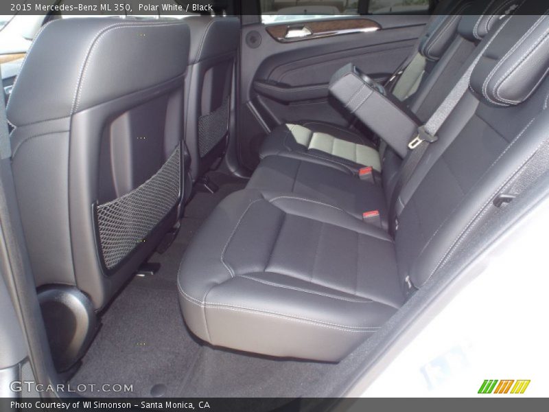 Polar White / Black 2015 Mercedes-Benz ML 350