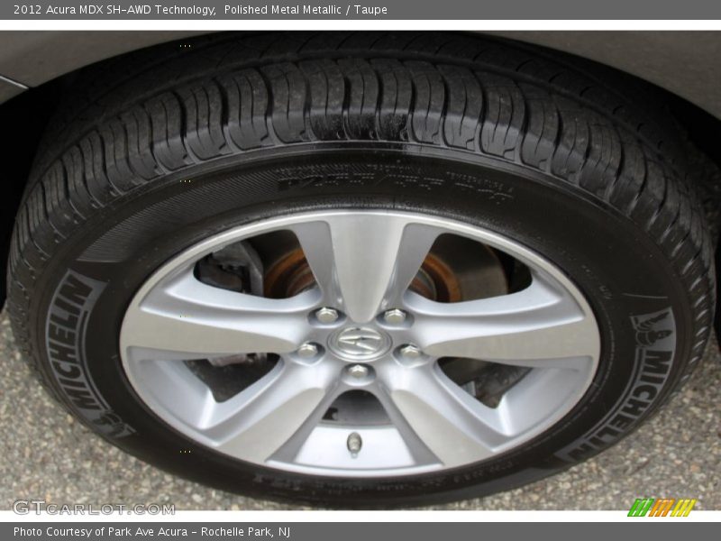 Polished Metal Metallic / Taupe 2012 Acura MDX SH-AWD Technology