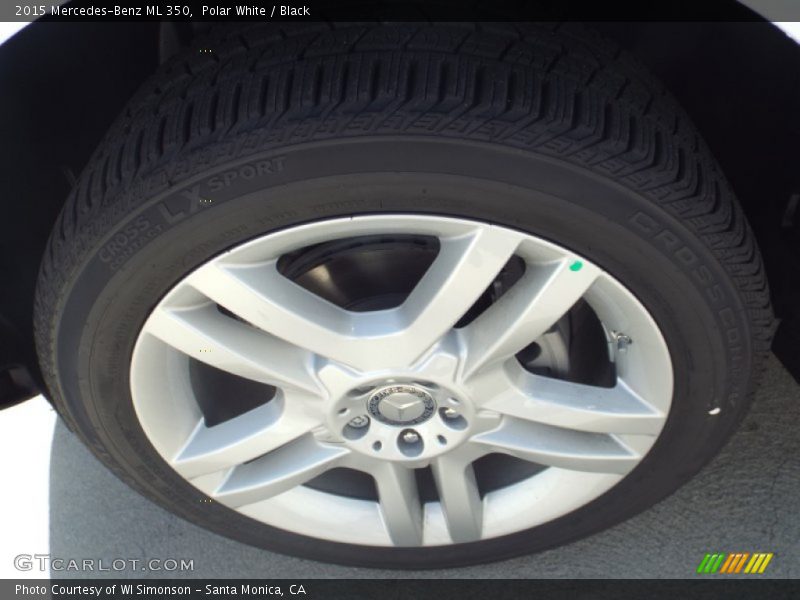 Polar White / Black 2015 Mercedes-Benz ML 350