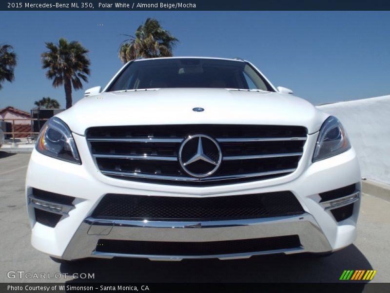 Polar White / Almond Beige/Mocha 2015 Mercedes-Benz ML 350