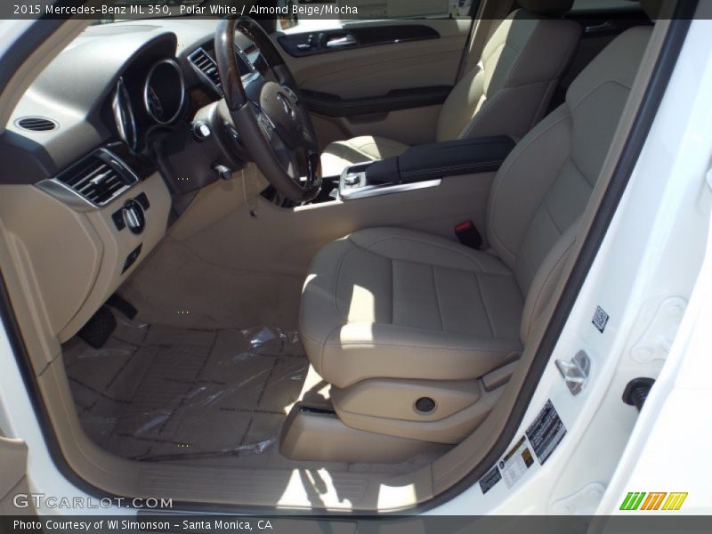 Polar White / Almond Beige/Mocha 2015 Mercedes-Benz ML 350