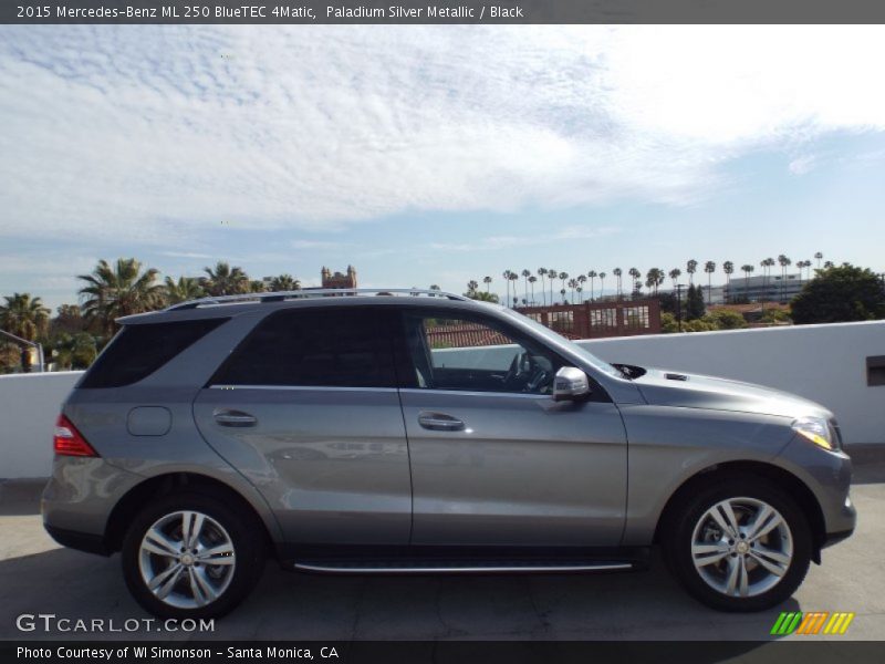 Paladium Silver Metallic / Black 2015 Mercedes-Benz ML 250 BlueTEC 4Matic