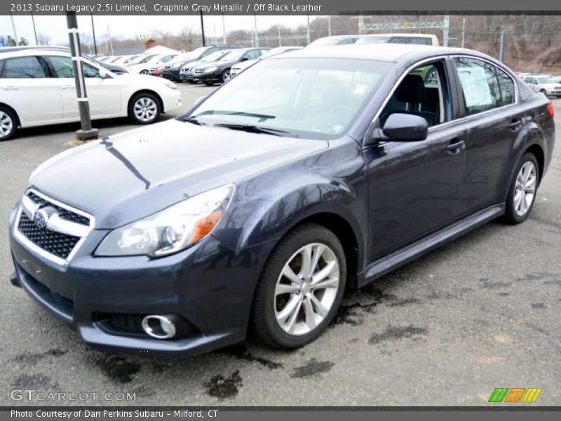 Graphite Gray Metallic / Off Black Leather 2013 Subaru Legacy 2.5i Limited