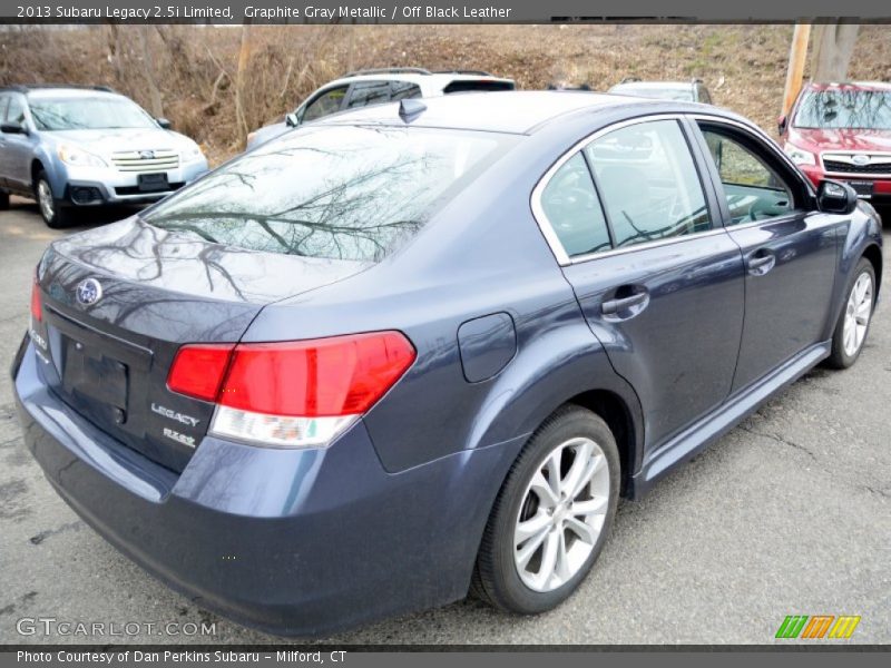 Graphite Gray Metallic / Off Black Leather 2013 Subaru Legacy 2.5i Limited