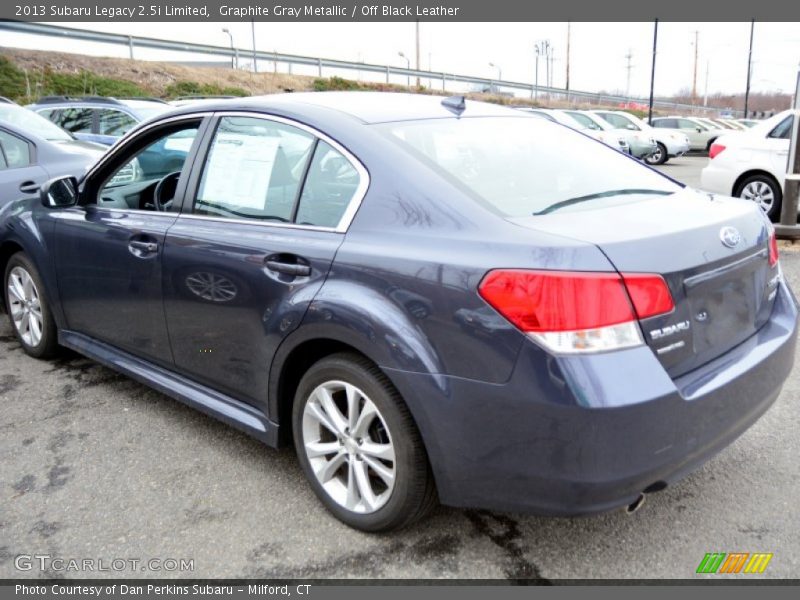 Graphite Gray Metallic / Off Black Leather 2013 Subaru Legacy 2.5i Limited