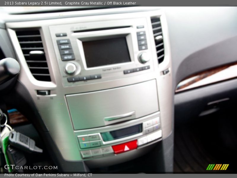 Graphite Gray Metallic / Off Black Leather 2013 Subaru Legacy 2.5i Limited