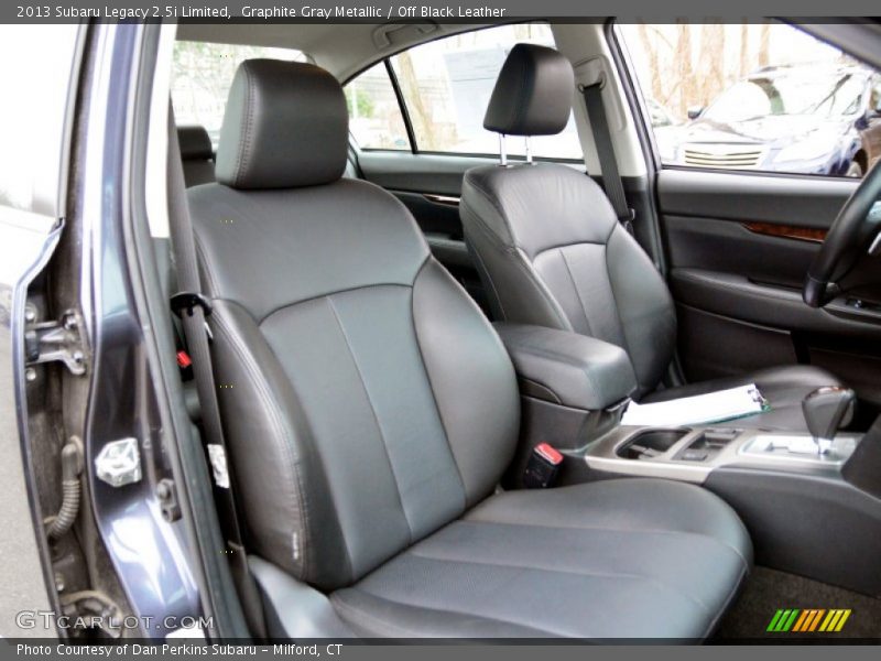 Graphite Gray Metallic / Off Black Leather 2013 Subaru Legacy 2.5i Limited