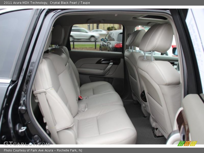 Crystal Black Pearl / Taupe 2011 Acura MDX Technology