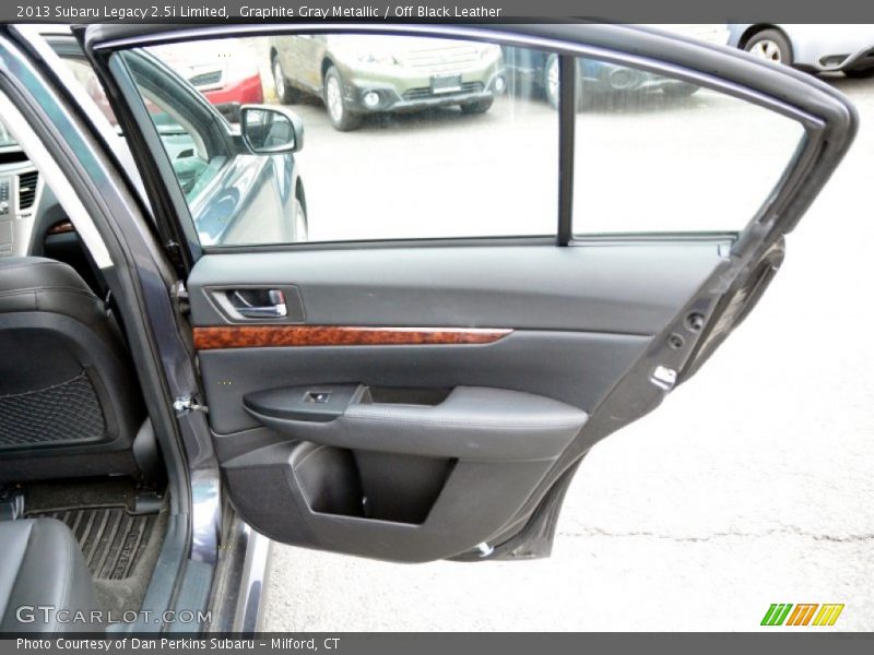 Graphite Gray Metallic / Off Black Leather 2013 Subaru Legacy 2.5i Limited