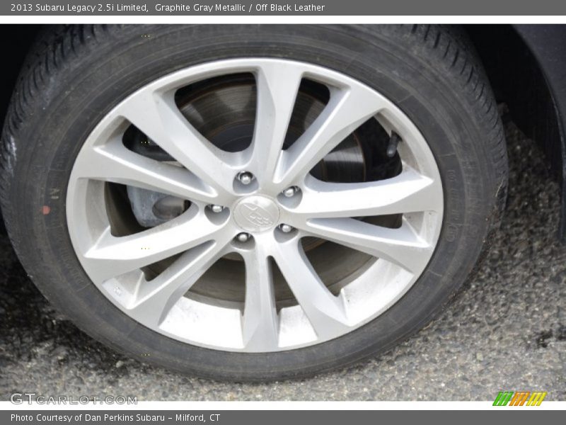 Graphite Gray Metallic / Off Black Leather 2013 Subaru Legacy 2.5i Limited
