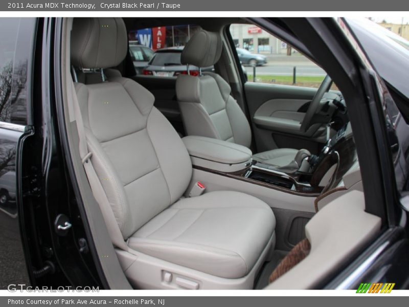 Crystal Black Pearl / Taupe 2011 Acura MDX Technology