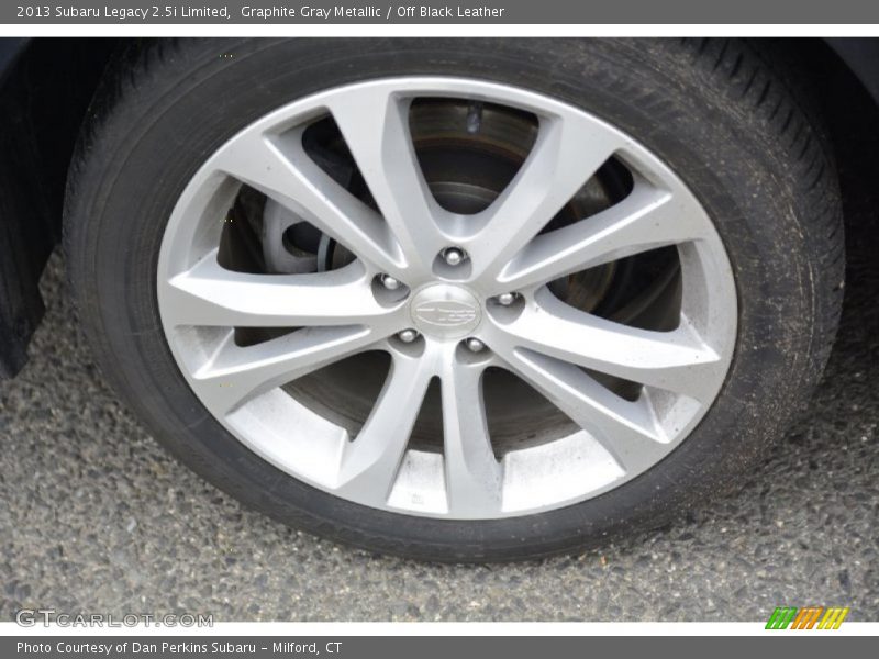 Graphite Gray Metallic / Off Black Leather 2013 Subaru Legacy 2.5i Limited