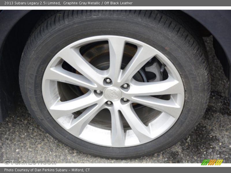 Graphite Gray Metallic / Off Black Leather 2013 Subaru Legacy 2.5i Limited