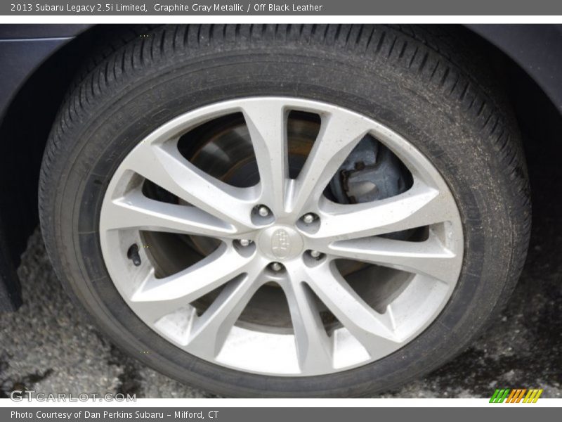 Graphite Gray Metallic / Off Black Leather 2013 Subaru Legacy 2.5i Limited