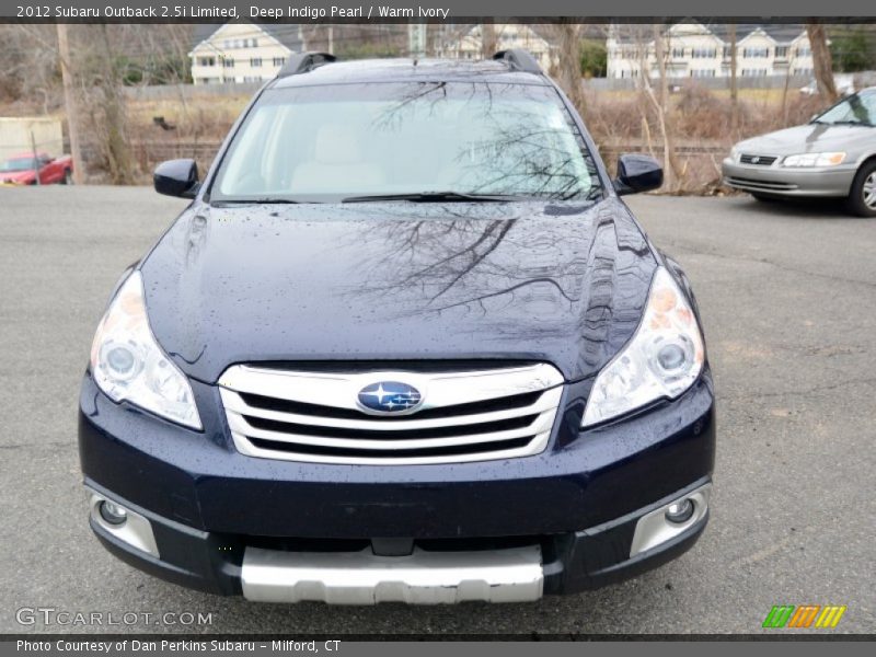 Deep Indigo Pearl / Warm Ivory 2012 Subaru Outback 2.5i Limited