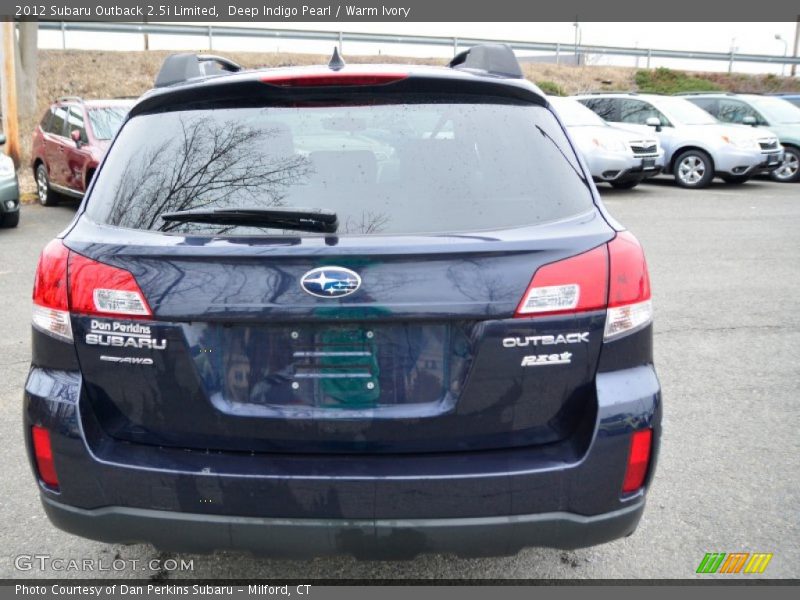 Deep Indigo Pearl / Warm Ivory 2012 Subaru Outback 2.5i Limited