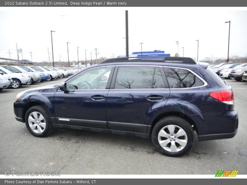 Deep Indigo Pearl / Warm Ivory 2012 Subaru Outback 2.5i Limited