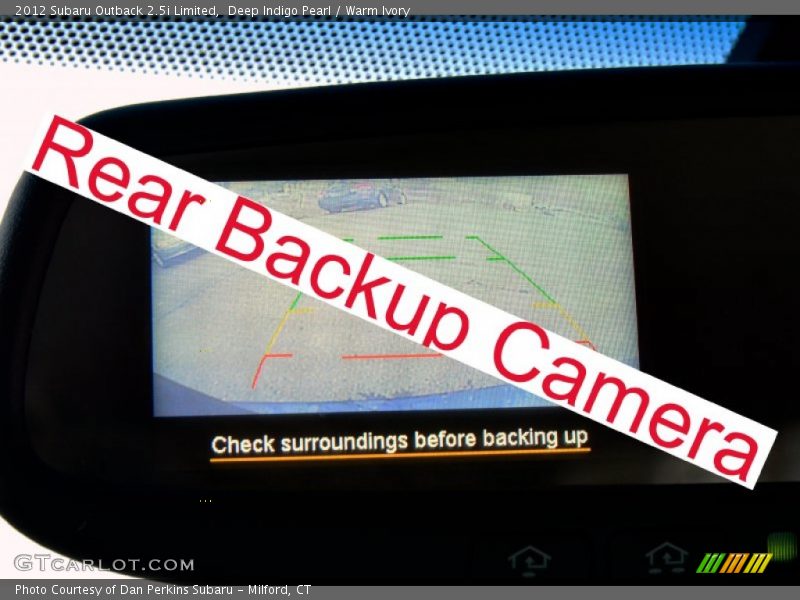 Deep Indigo Pearl / Warm Ivory 2012 Subaru Outback 2.5i Limited