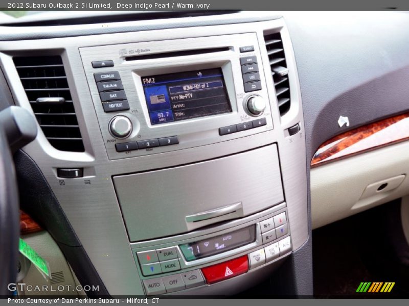 Deep Indigo Pearl / Warm Ivory 2012 Subaru Outback 2.5i Limited