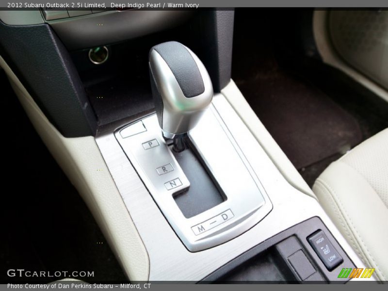 Deep Indigo Pearl / Warm Ivory 2012 Subaru Outback 2.5i Limited