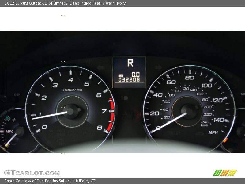 Deep Indigo Pearl / Warm Ivory 2012 Subaru Outback 2.5i Limited