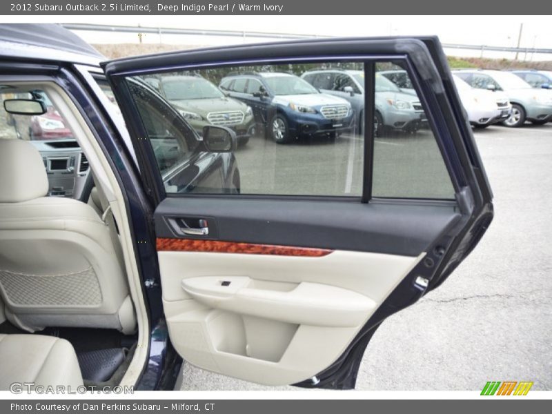Deep Indigo Pearl / Warm Ivory 2012 Subaru Outback 2.5i Limited