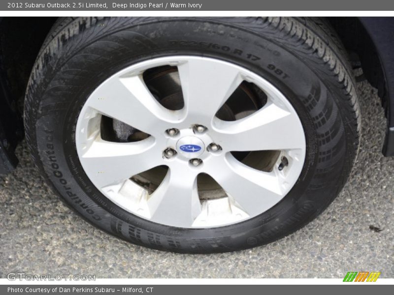 Deep Indigo Pearl / Warm Ivory 2012 Subaru Outback 2.5i Limited