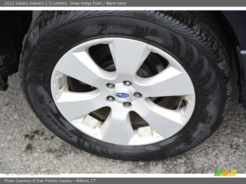 Deep Indigo Pearl / Warm Ivory 2012 Subaru Outback 2.5i Limited