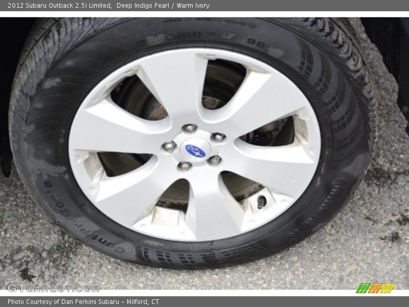 Deep Indigo Pearl / Warm Ivory 2012 Subaru Outback 2.5i Limited