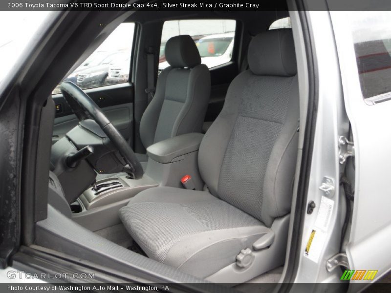 Front Seat of 2006 Tacoma V6 TRD Sport Double Cab 4x4